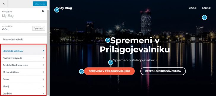 WooCommerce sprememba teme