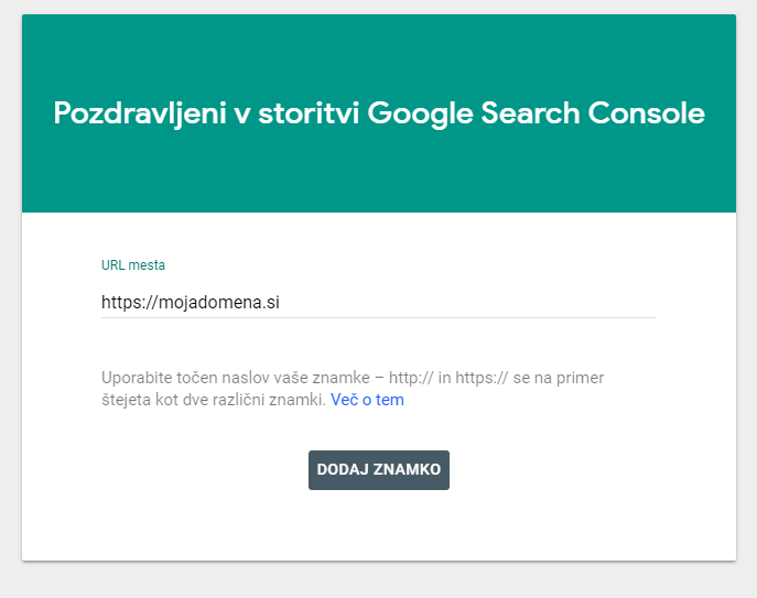 Google Search Console, korak 10
