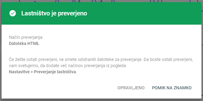 Google Search Console, korak 9