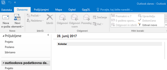 Kateri odjemalec outlook