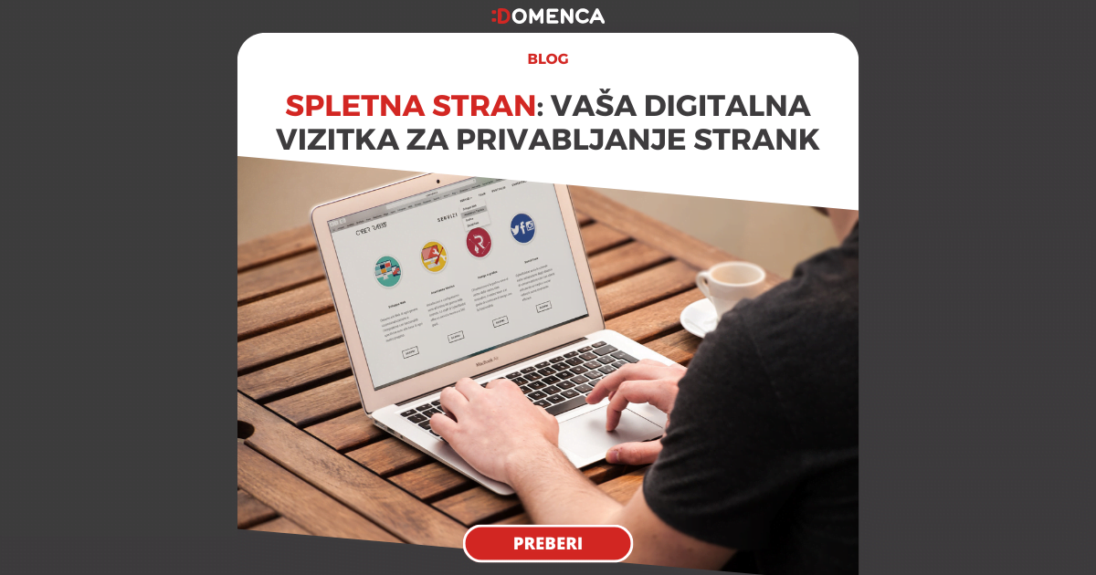 Spletna stran za podjetje
