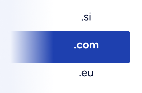 Katero domeno izbrati: končnice .si, .com ali .eu