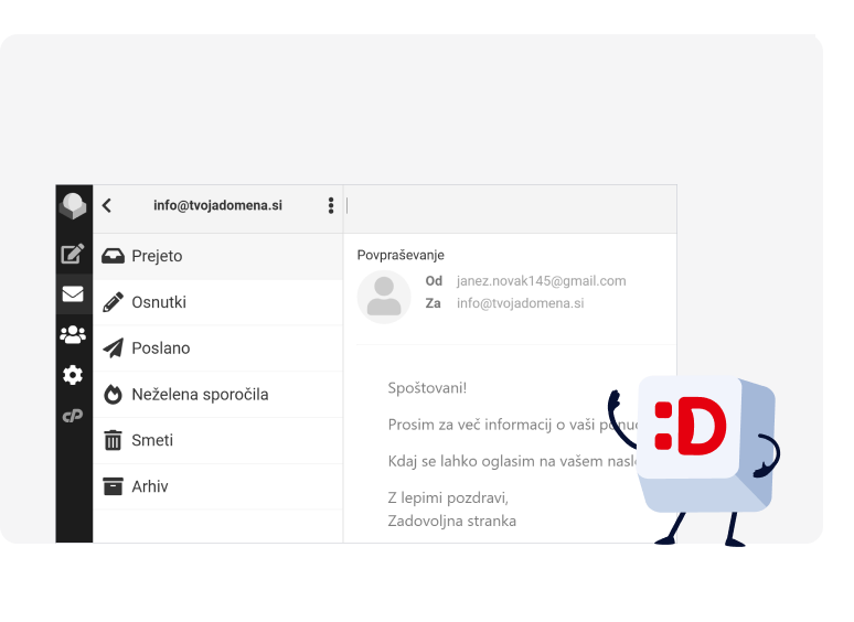 E-poštna pasica Domenca za črni petek