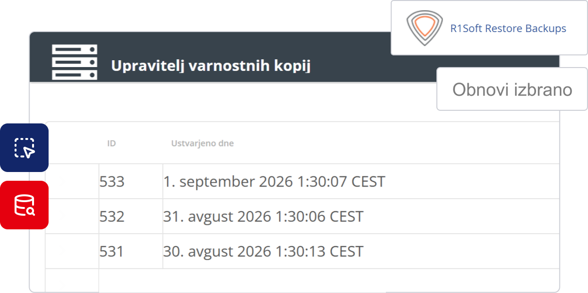 Domenca varnostne kopije